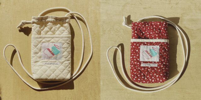 受注販売決定】futatsukukuri × カネコアヤノ 巾着バッグ&ポシェット  